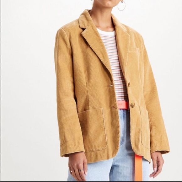 Levi’s Autumn Iced Coffee Blazer Size Large - Picture 1 of 9
